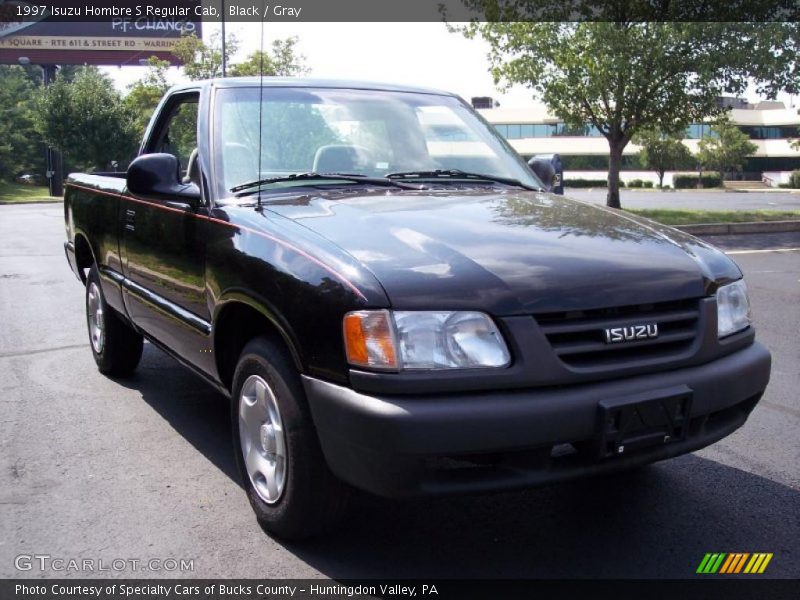 Black / Gray 1997 Isuzu Hombre S Regular Cab