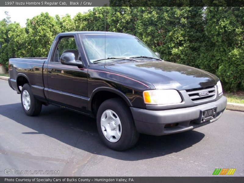 Black / Gray 1997 Isuzu Hombre S Regular Cab