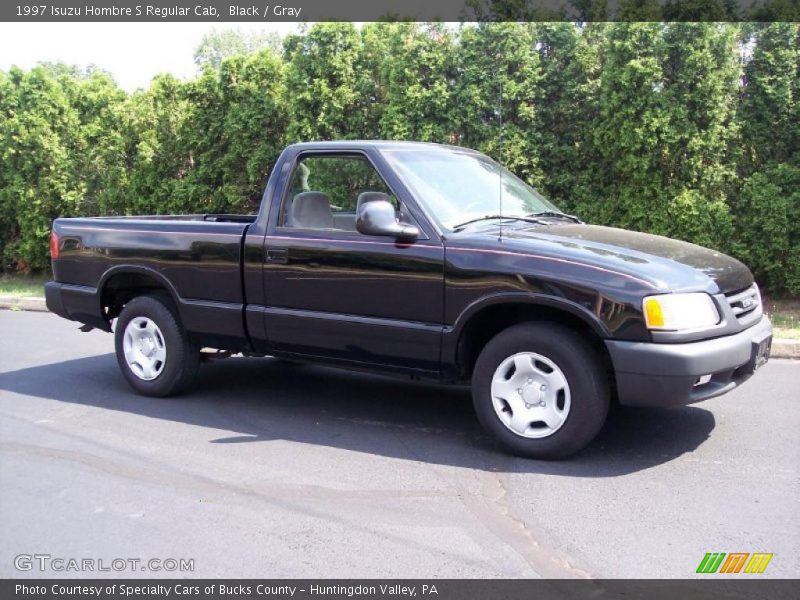 Black / Gray 1997 Isuzu Hombre S Regular Cab