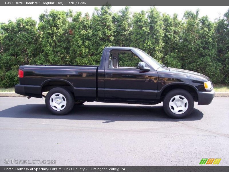 Black / Gray 1997 Isuzu Hombre S Regular Cab