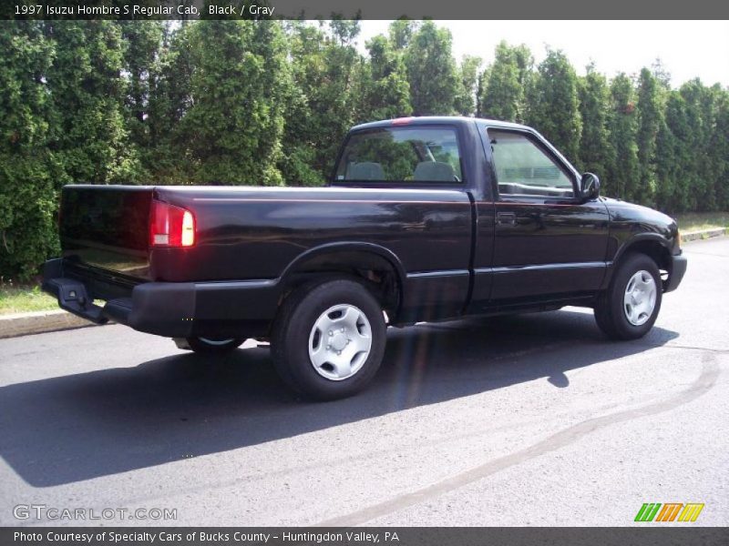 Black / Gray 1997 Isuzu Hombre S Regular Cab