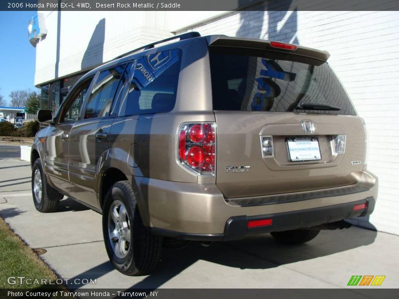 Desert Rock Metallic / Saddle 2006 Honda Pilot EX-L 4WD