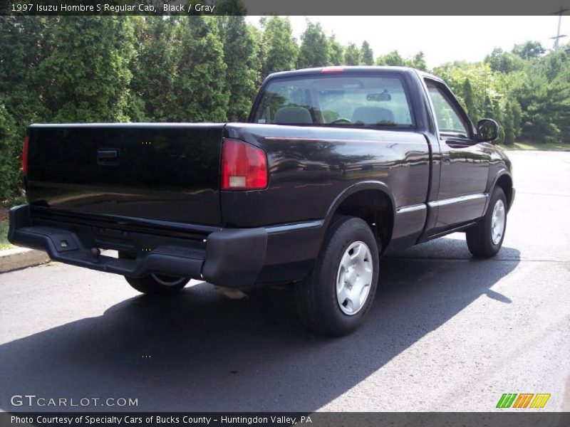 Black / Gray 1997 Isuzu Hombre S Regular Cab