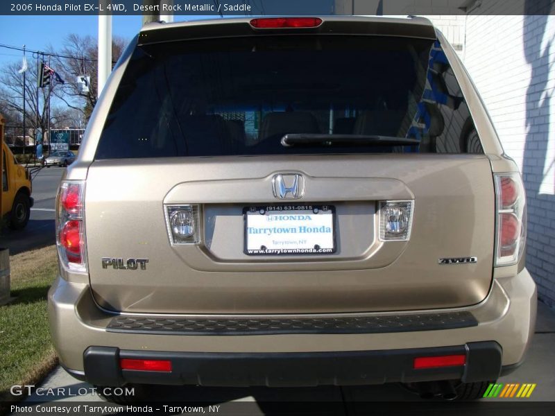 Desert Rock Metallic / Saddle 2006 Honda Pilot EX-L 4WD