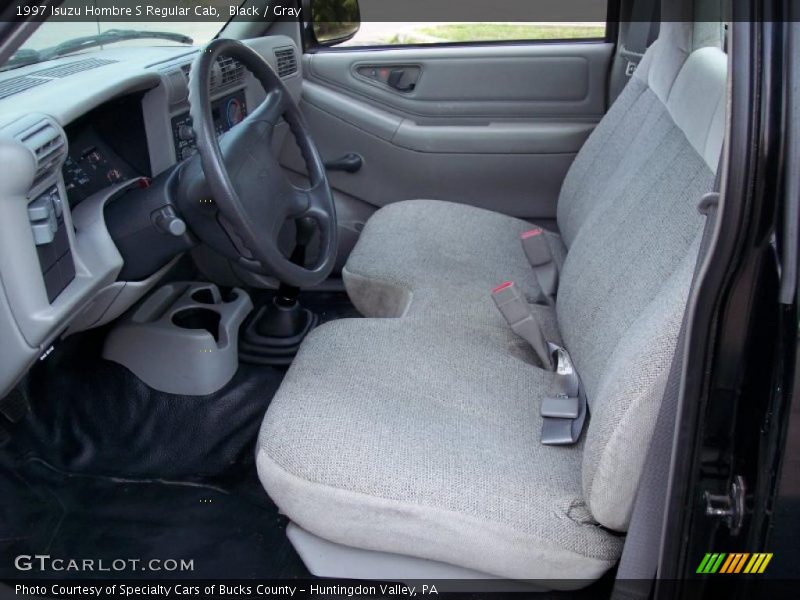 Black / Gray 1997 Isuzu Hombre S Regular Cab