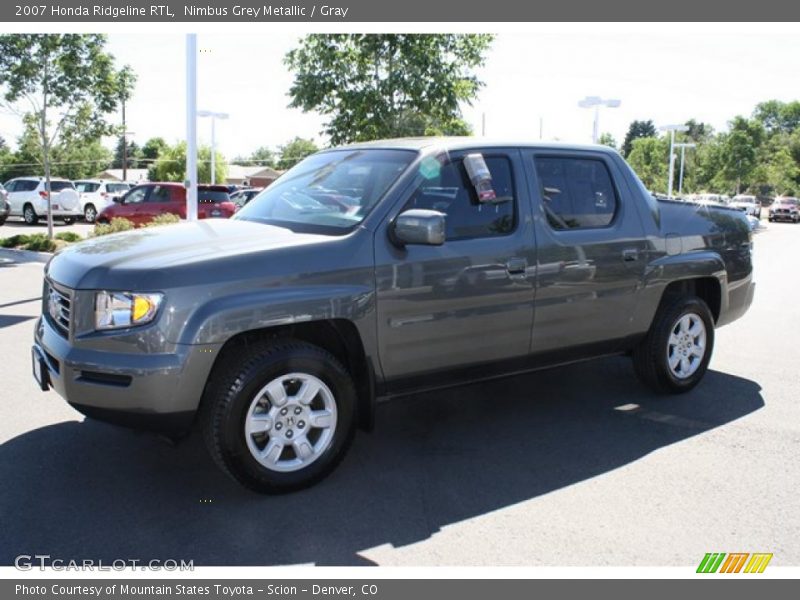 Nimbus Grey Metallic / Gray 2007 Honda Ridgeline RTL