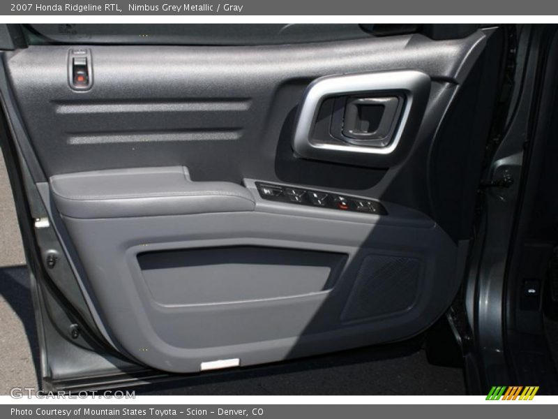 Nimbus Grey Metallic / Gray 2007 Honda Ridgeline RTL