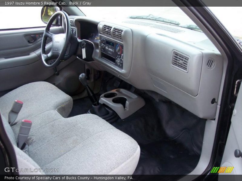 Black / Gray 1997 Isuzu Hombre S Regular Cab