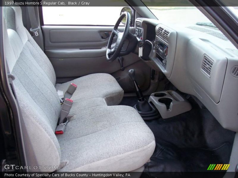 Black / Gray 1997 Isuzu Hombre S Regular Cab