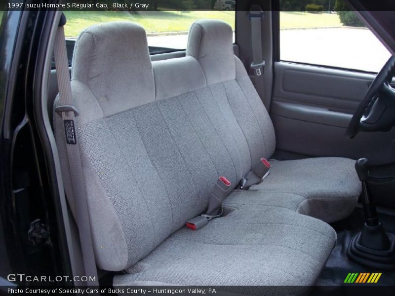 Black / Gray 1997 Isuzu Hombre S Regular Cab