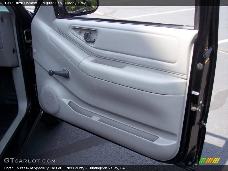 Black / Gray 1997 Isuzu Hombre S Regular Cab
