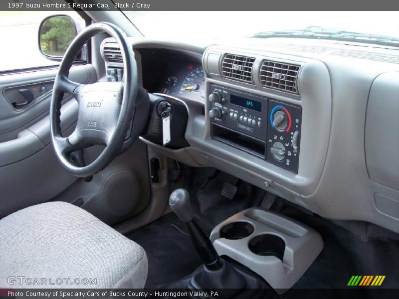 Black / Gray 1997 Isuzu Hombre S Regular Cab