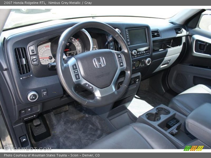 Nimbus Grey Metallic / Gray 2007 Honda Ridgeline RTL