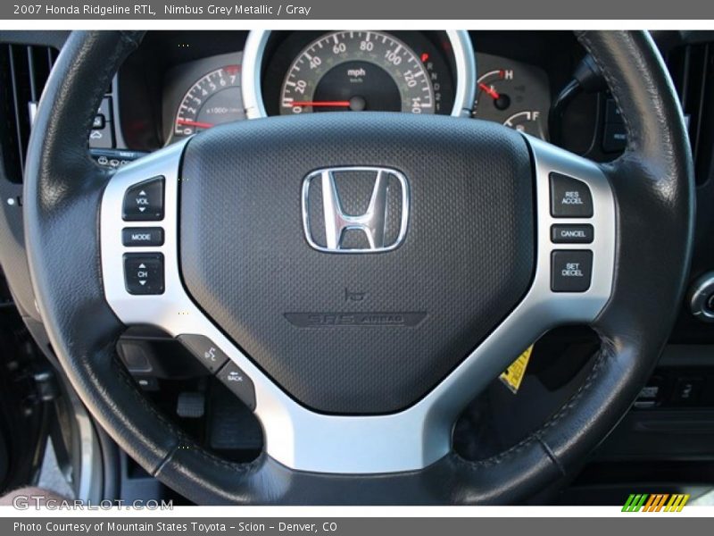 Nimbus Grey Metallic / Gray 2007 Honda Ridgeline RTL