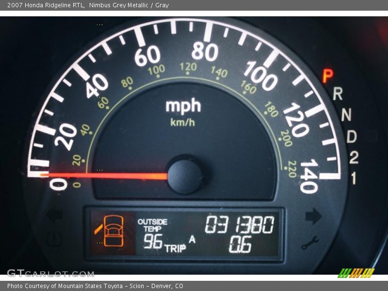 Nimbus Grey Metallic / Gray 2007 Honda Ridgeline RTL