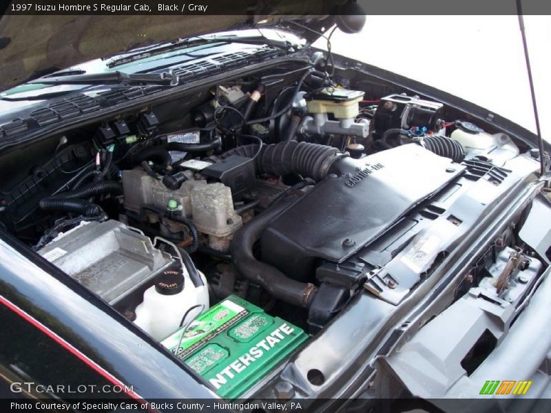 Black / Gray 1997 Isuzu Hombre S Regular Cab