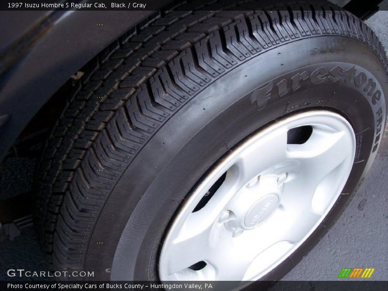 Black / Gray 1997 Isuzu Hombre S Regular Cab