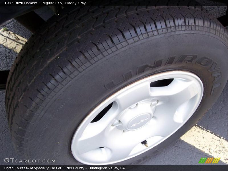 Black / Gray 1997 Isuzu Hombre S Regular Cab