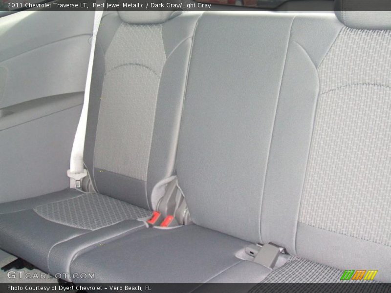 Red Jewel Metallic / Dark Gray/Light Gray 2011 Chevrolet Traverse LT