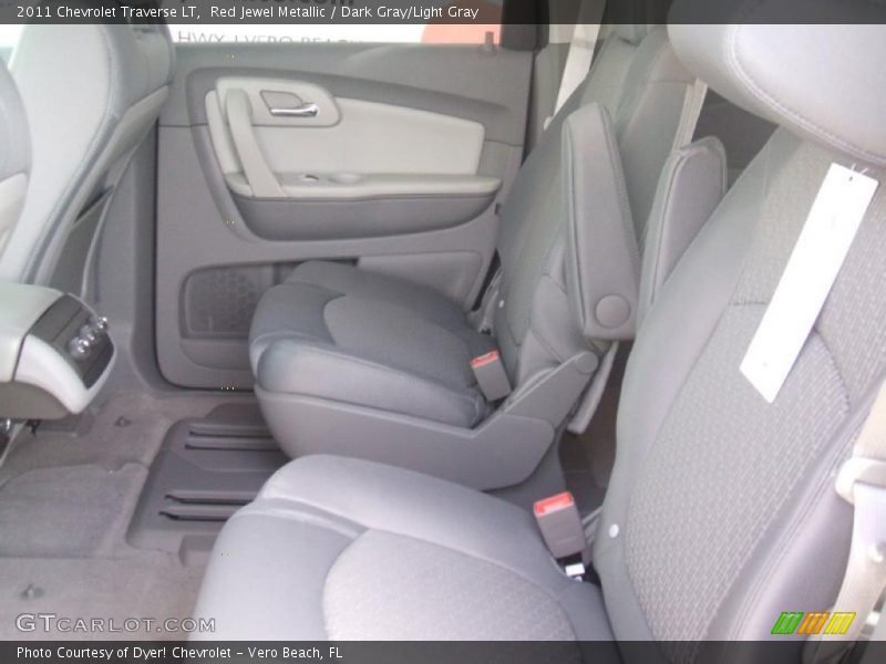 Red Jewel Metallic / Dark Gray/Light Gray 2011 Chevrolet Traverse LT