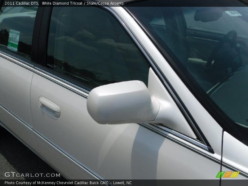 White Diamond Tricoat / Shale/Cocoa Accents 2011 Cadillac DTS