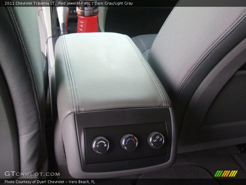 Red Jewel Metallic / Dark Gray/Light Gray 2011 Chevrolet Traverse LT
