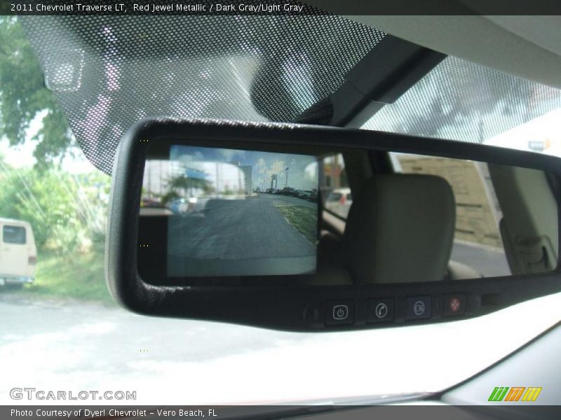 Red Jewel Metallic / Dark Gray/Light Gray 2011 Chevrolet Traverse LT