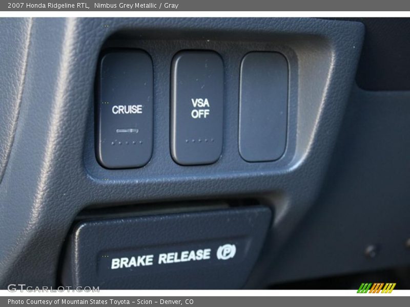 Nimbus Grey Metallic / Gray 2007 Honda Ridgeline RTL