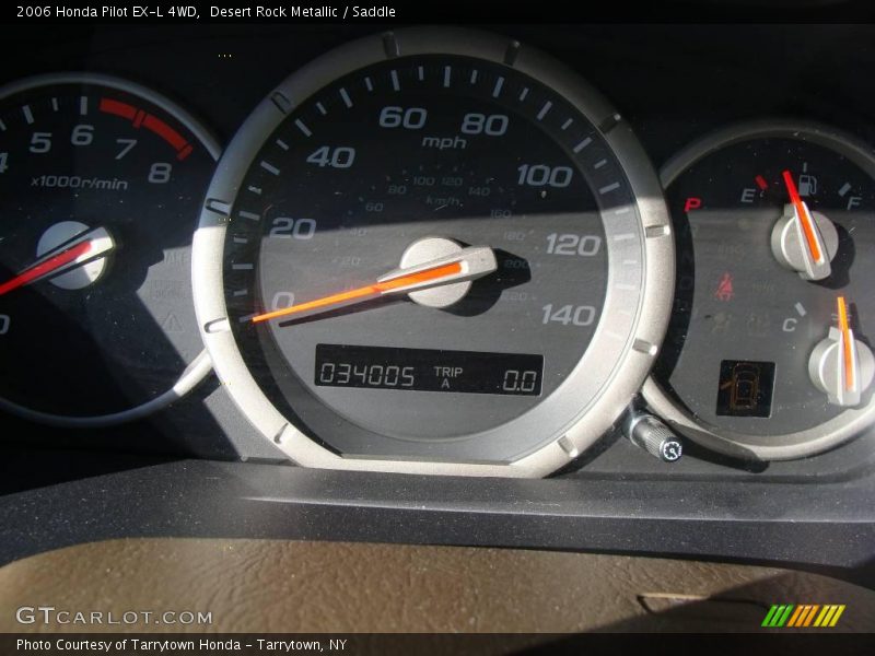 Desert Rock Metallic / Saddle 2006 Honda Pilot EX-L 4WD
