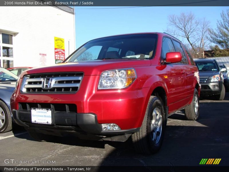 Redrock Pearl / Saddle 2006 Honda Pilot EX-L 4WD