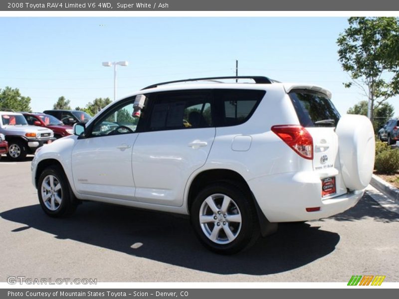 Super White / Ash 2008 Toyota RAV4 Limited V6 4WD