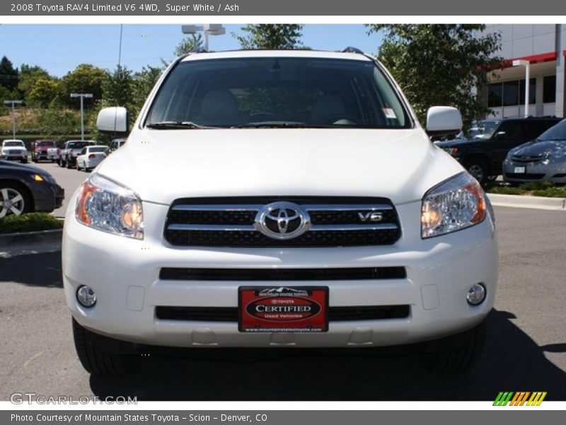 Super White / Ash 2008 Toyota RAV4 Limited V6 4WD