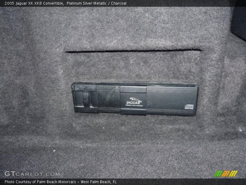 Platinum Silver Metallic / Charcoal 2005 Jaguar XK XK8 Convertible