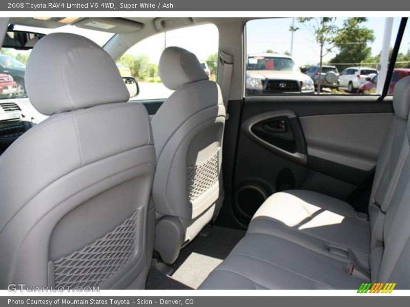 Super White / Ash 2008 Toyota RAV4 Limited V6 4WD