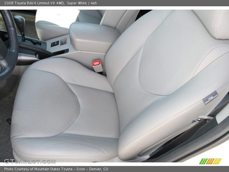 Super White / Ash 2008 Toyota RAV4 Limited V6 4WD