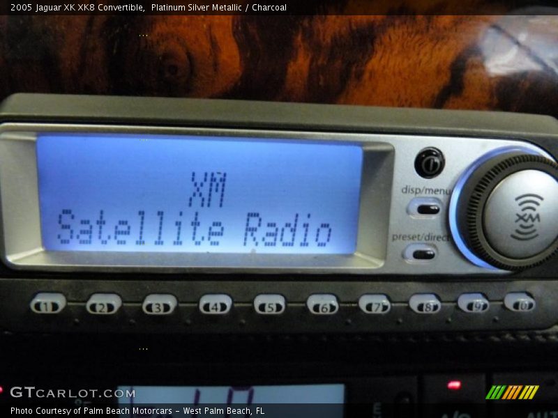 Platinum Silver Metallic / Charcoal 2005 Jaguar XK XK8 Convertible