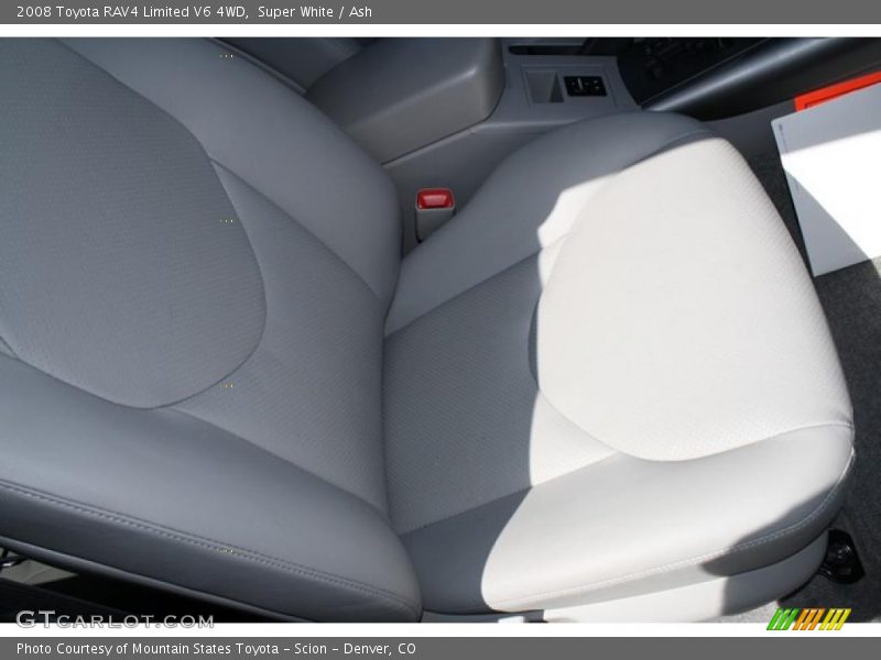 Super White / Ash 2008 Toyota RAV4 Limited V6 4WD
