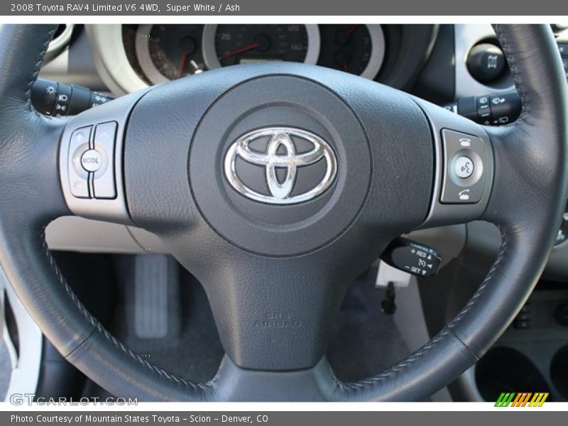 Super White / Ash 2008 Toyota RAV4 Limited V6 4WD