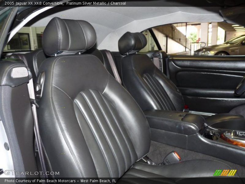 Platinum Silver Metallic / Charcoal 2005 Jaguar XK XK8 Convertible