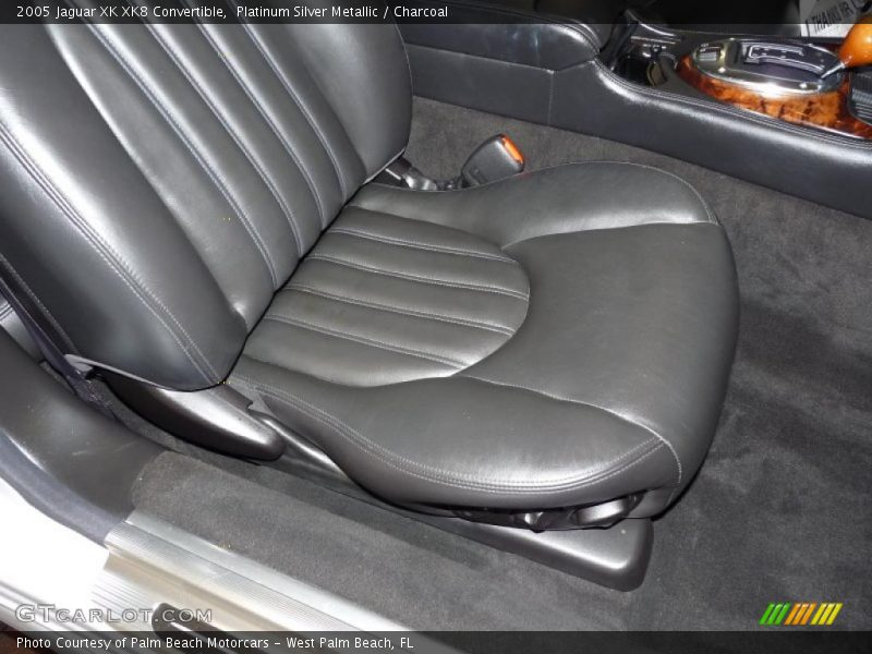 Platinum Silver Metallic / Charcoal 2005 Jaguar XK XK8 Convertible