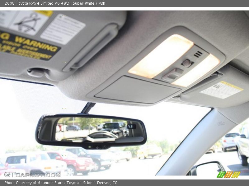 Super White / Ash 2008 Toyota RAV4 Limited V6 4WD