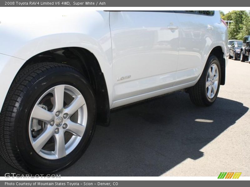Super White / Ash 2008 Toyota RAV4 Limited V6 4WD