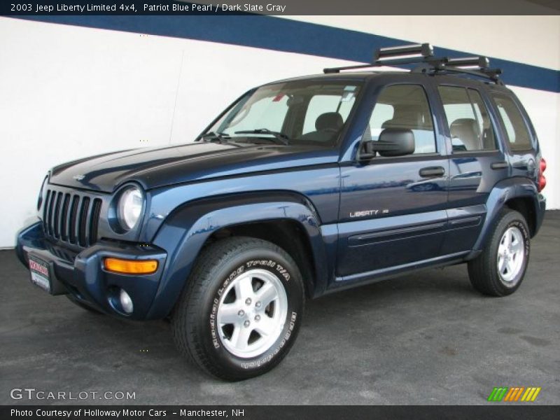 Patriot Blue Pearl / Dark Slate Gray 2003 Jeep Liberty Limited 4x4