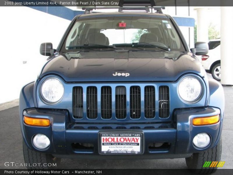 Patriot Blue Pearl / Dark Slate Gray 2003 Jeep Liberty Limited 4x4