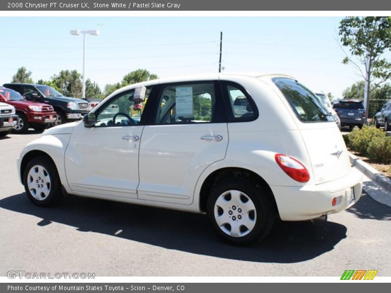 Stone White / Pastel Slate Gray 2008 Chrysler PT Cruiser LX