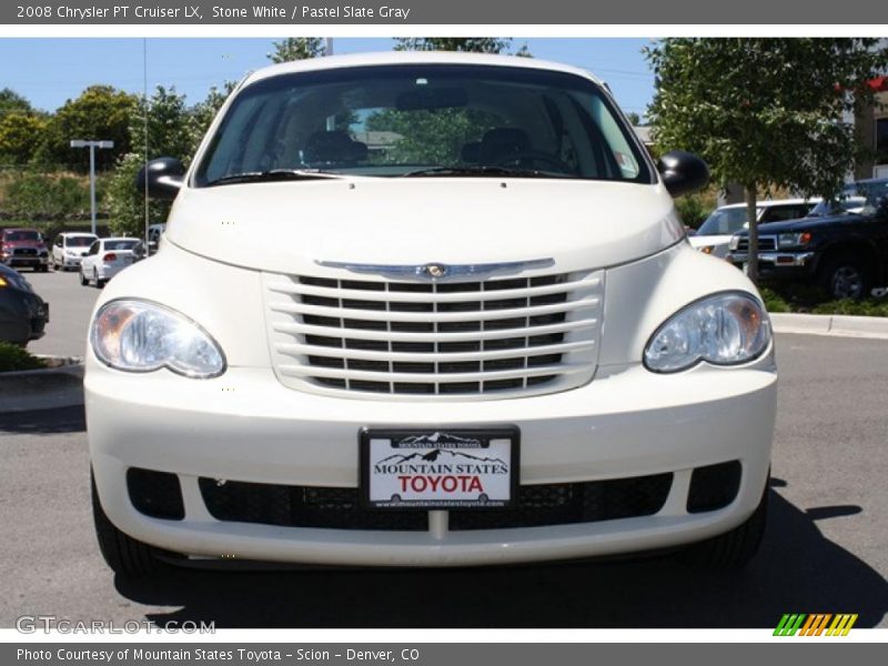 Stone White / Pastel Slate Gray 2008 Chrysler PT Cruiser LX