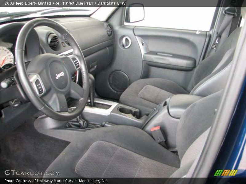 Patriot Blue Pearl / Dark Slate Gray 2003 Jeep Liberty Limited 4x4