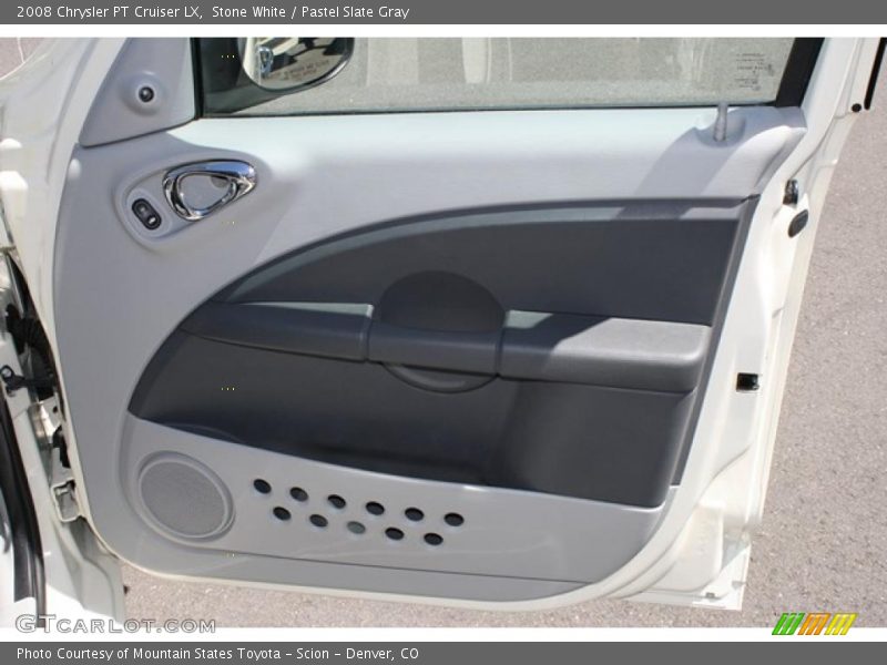 Stone White / Pastel Slate Gray 2008 Chrysler PT Cruiser LX