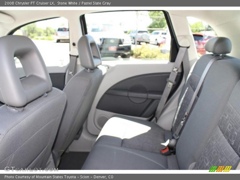 Stone White / Pastel Slate Gray 2008 Chrysler PT Cruiser LX