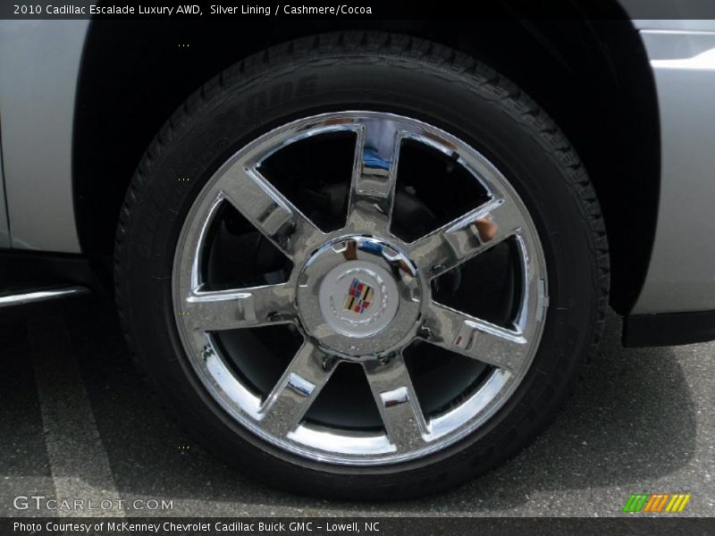 Silver Lining / Cashmere/Cocoa 2010 Cadillac Escalade Luxury AWD
